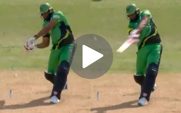 [Watch] Pollard Turns On Vintage Mode With A Straight Bullet Six Off Southee In The Hundred 2024